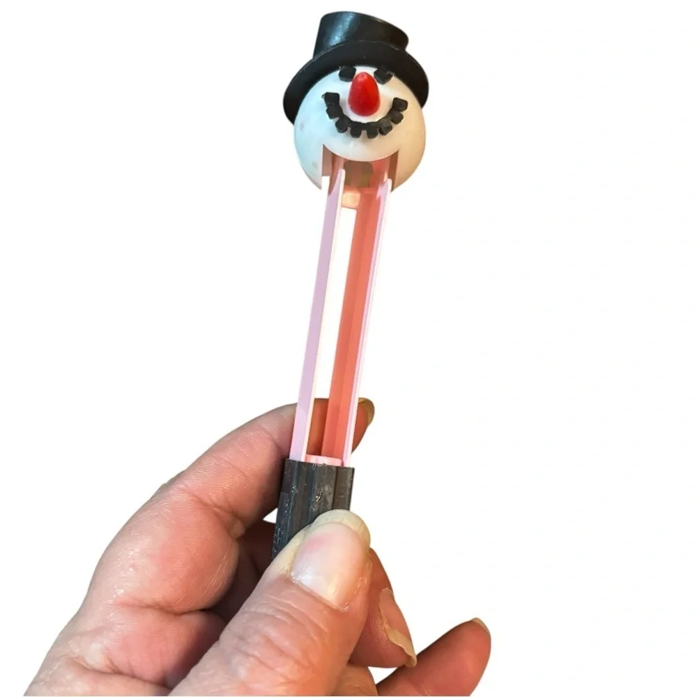 Vintage No Feet Snowman Pez Dispenser Made In Austria